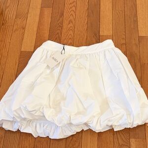 Endless Rose White A-Line bubble Skirt